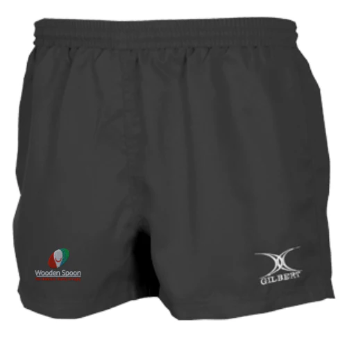 Wooden Spoon Senior's Black Saracen V3 Match Shorts