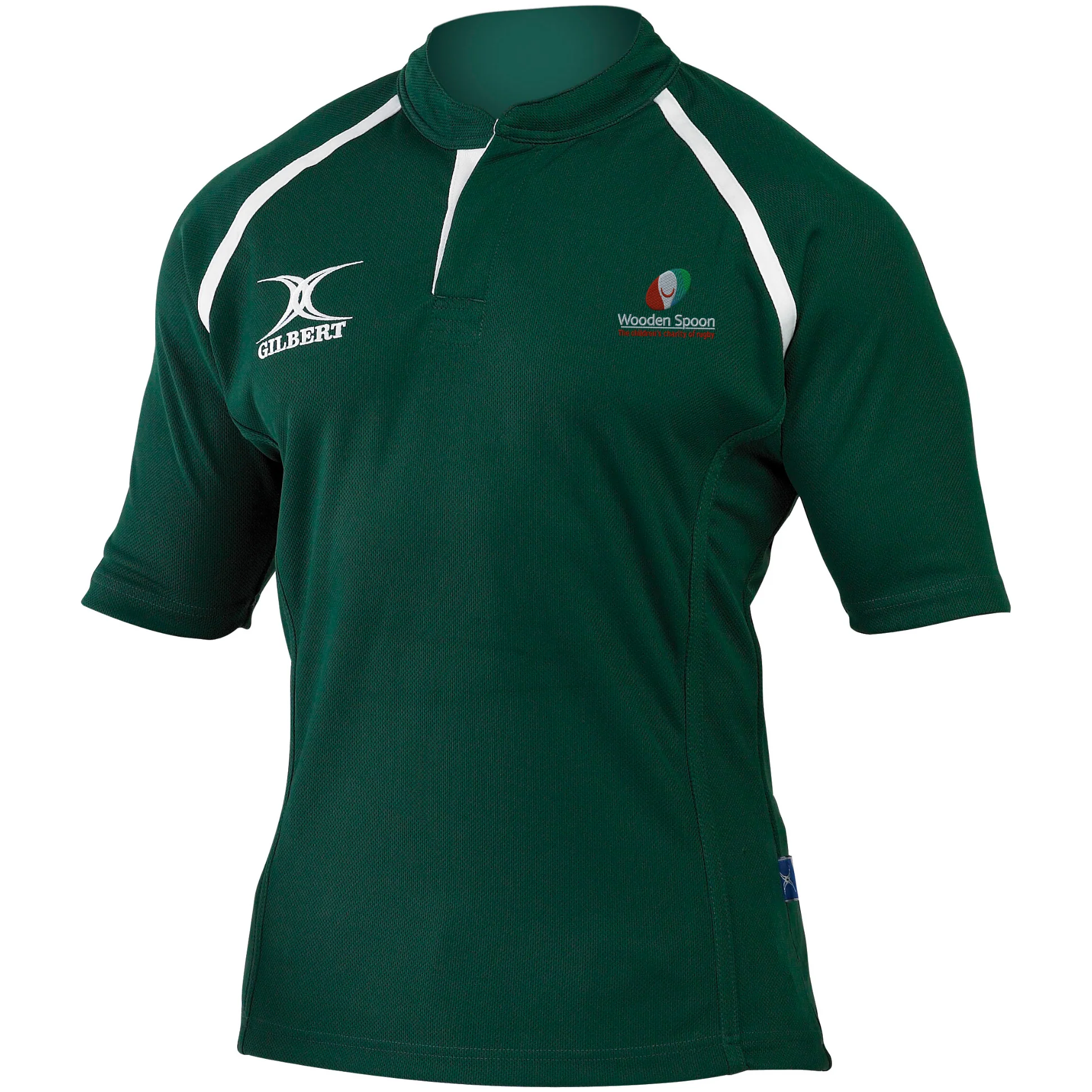 Wooden Spoon Senior's Green Xact II Monochrome Shirt