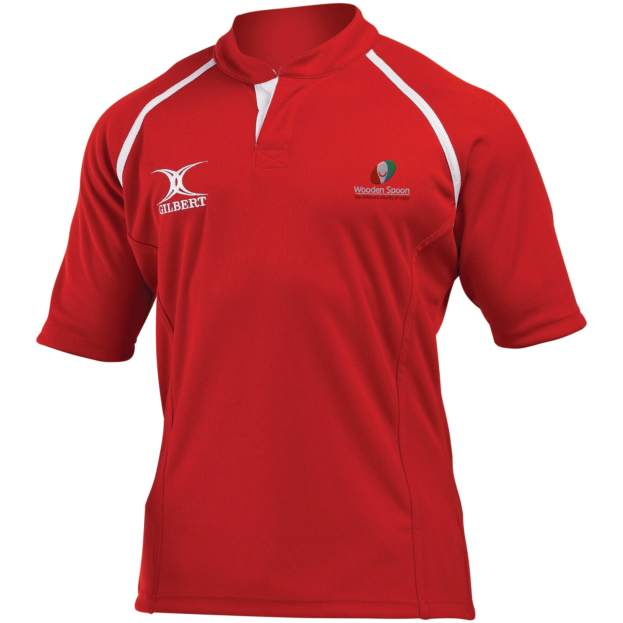 Wooden Spoon Senior's Red Xact II Monochrome Shirt