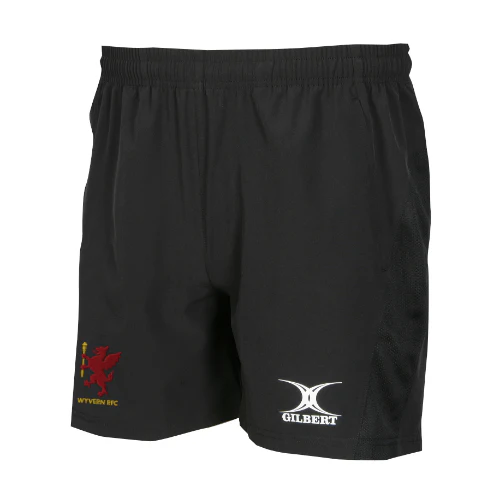 Wyvern RFC Senior's Black Leisure Short