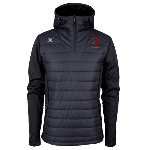 Wyvern RFC Senior's Black Pro Active Quater Zip Jacket - Image 2