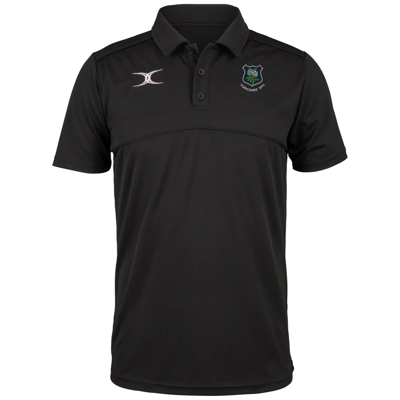 Yorkshire PDG Adult's Black Photon Mens Polo