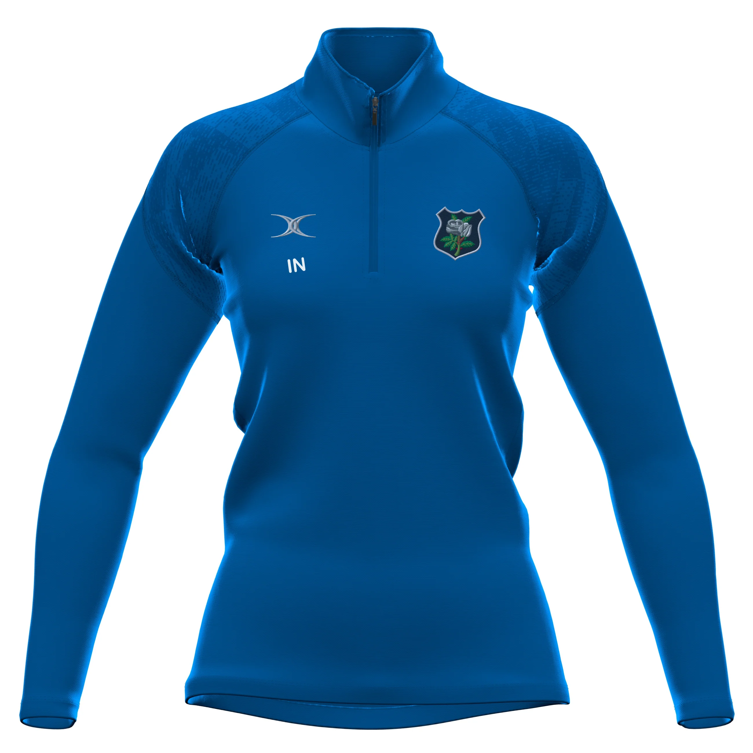 Yorkshire RFU Players/Coaches Women's Royal GTS 1/4 Zip Fleece UB
