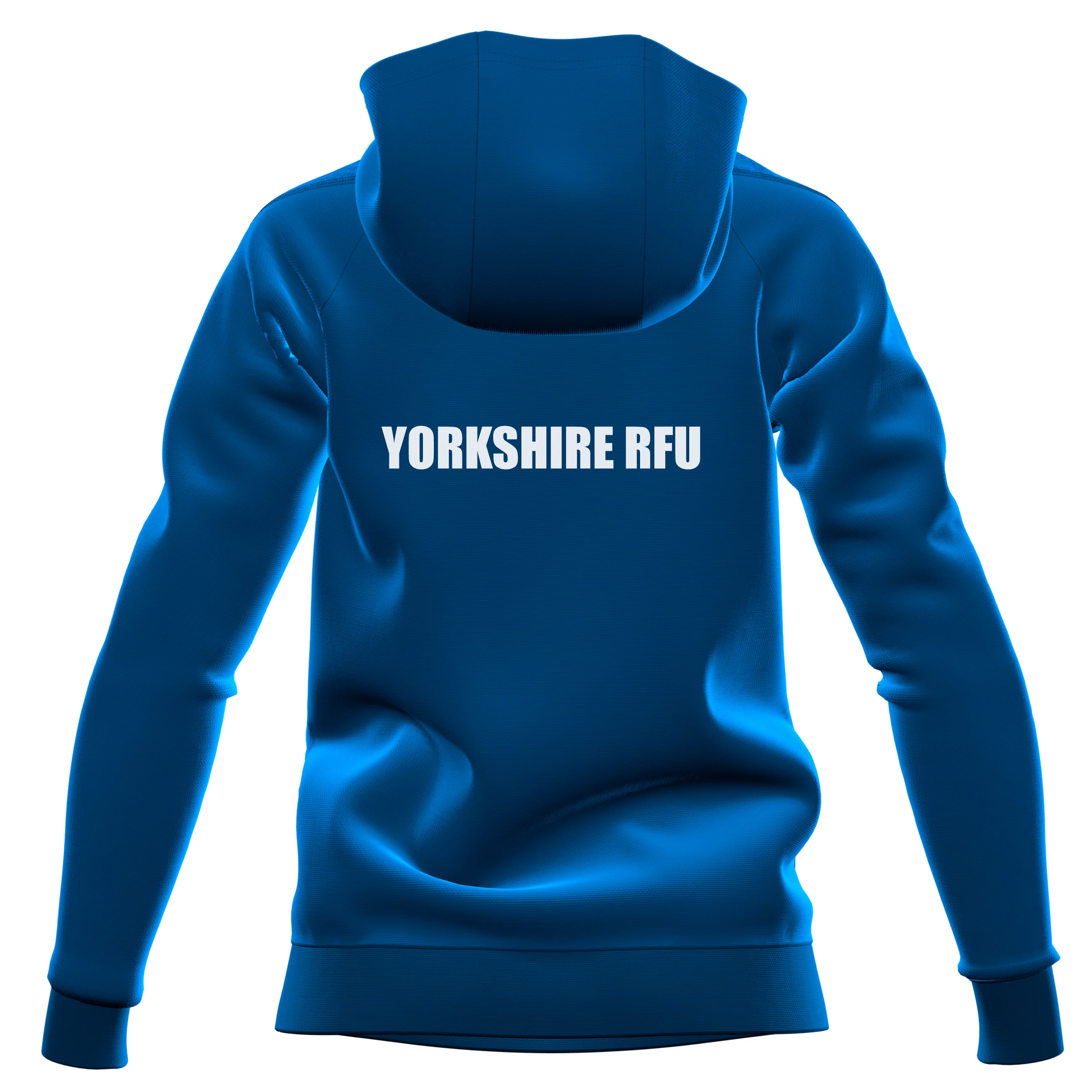 Yorkshire RFU Players/Coaches Women's Royal GTS Hoodie UB - Image 2
