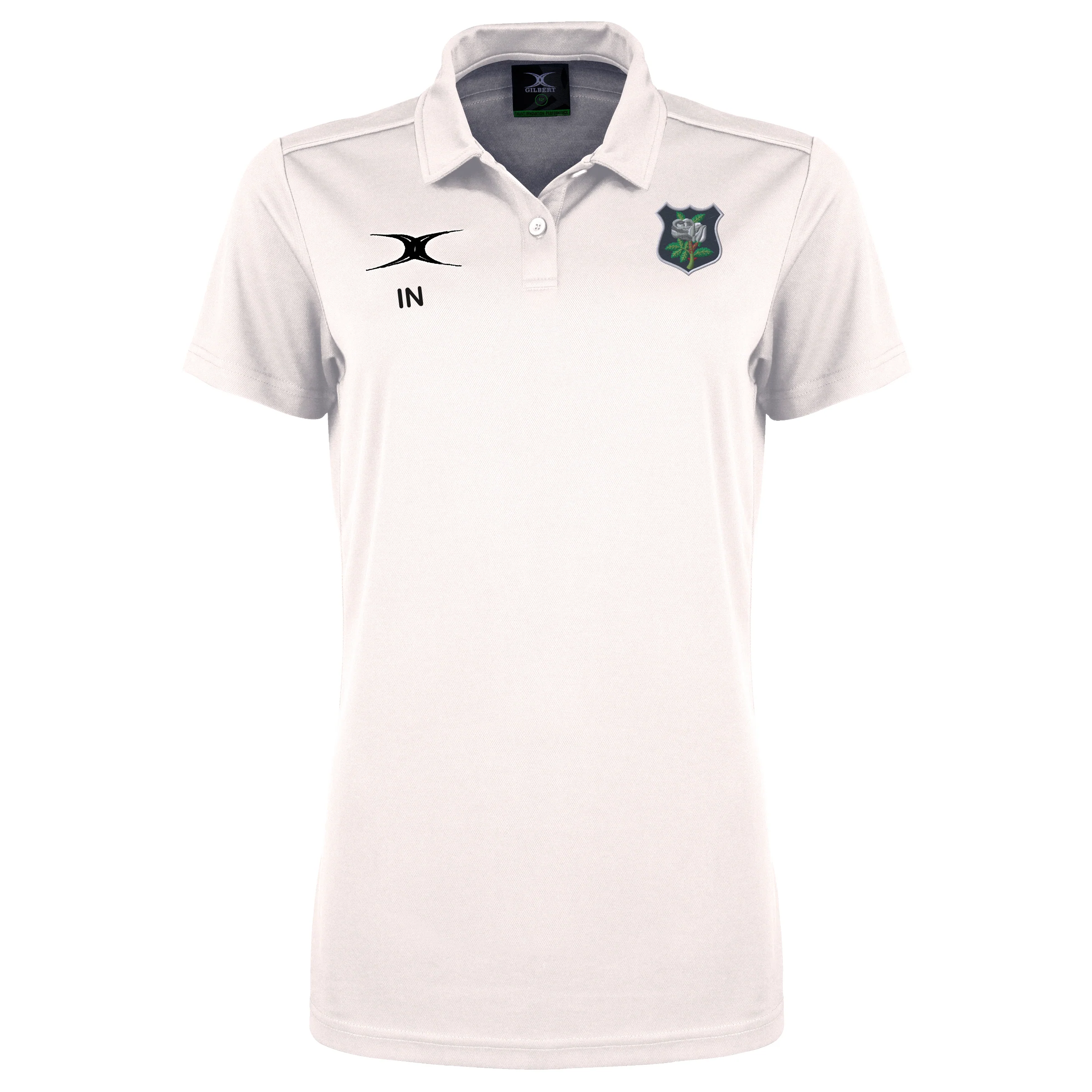 Yorkshire RFU Players/Coaches Women's White Photon II S/S Polo Shirt